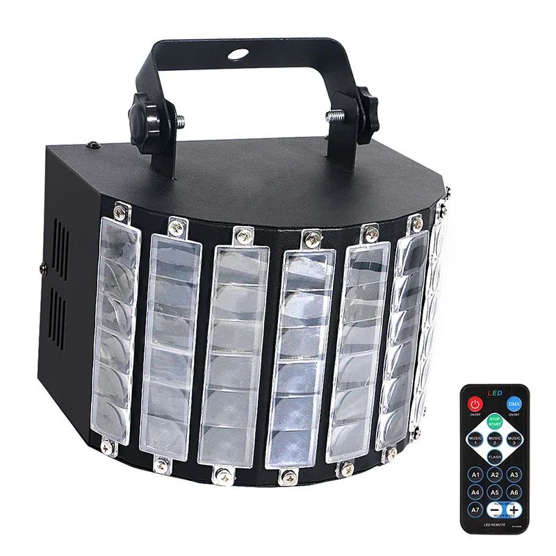 LED party effect light with its remote control
